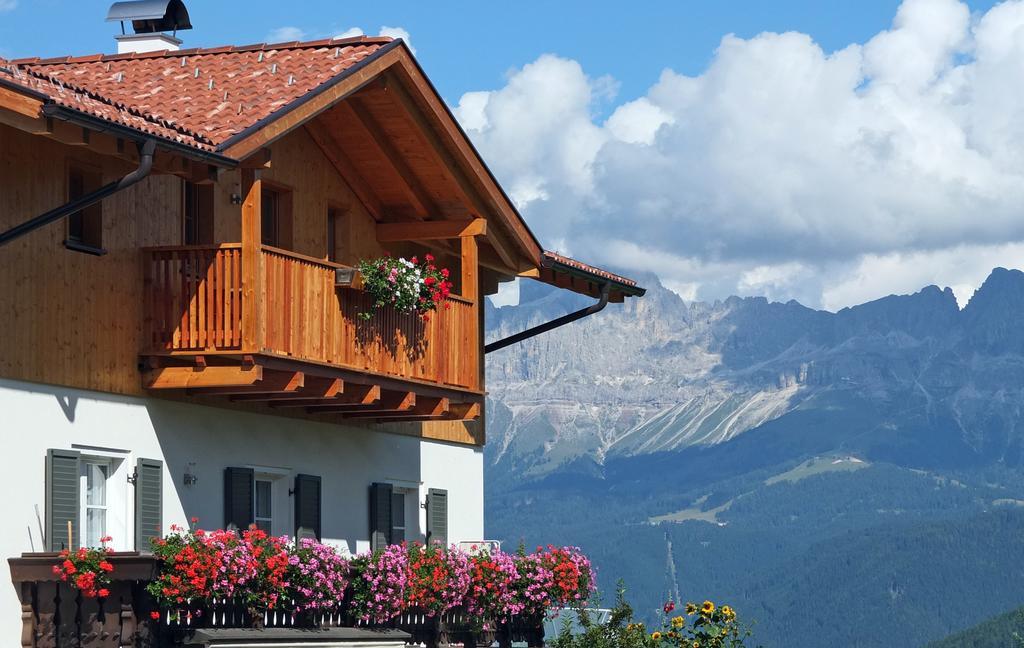 Ferienwohnung Haus Schlernblick Deutschnofen Exterior foto